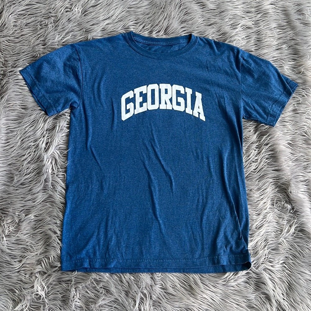 Georgia University font graphic tee